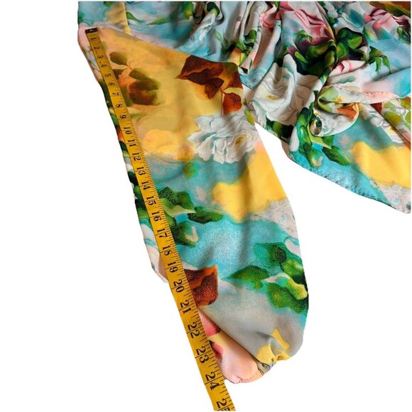 Seven 7 Melissa McCarthy Womens Kimono Floral Flowy Open Boho Hippie Sz 2X - Picture 9 of 9